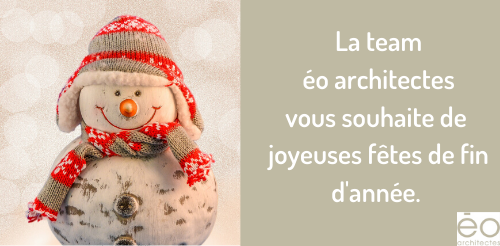 éo architectes vous souhaite de joyeuses fêtes